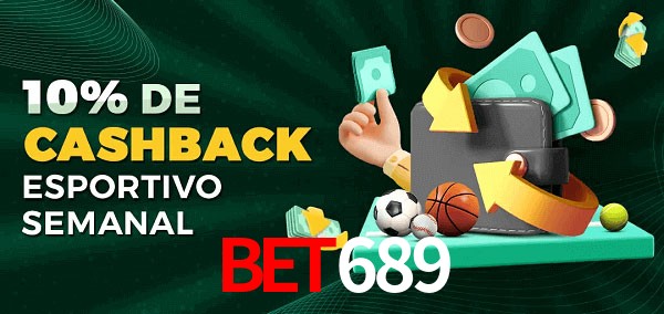 10% de bônus de cashback na bet689
